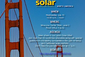 Sponsor: Latin America Solar Regional Meetup at Intersolar North America