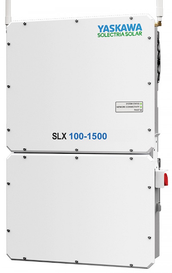 Yaskawa - Solectria Solar’s SLX 1500 line and Wireless Mesh network eliminates the need for communication wiring, reducing communications and BOS cost.