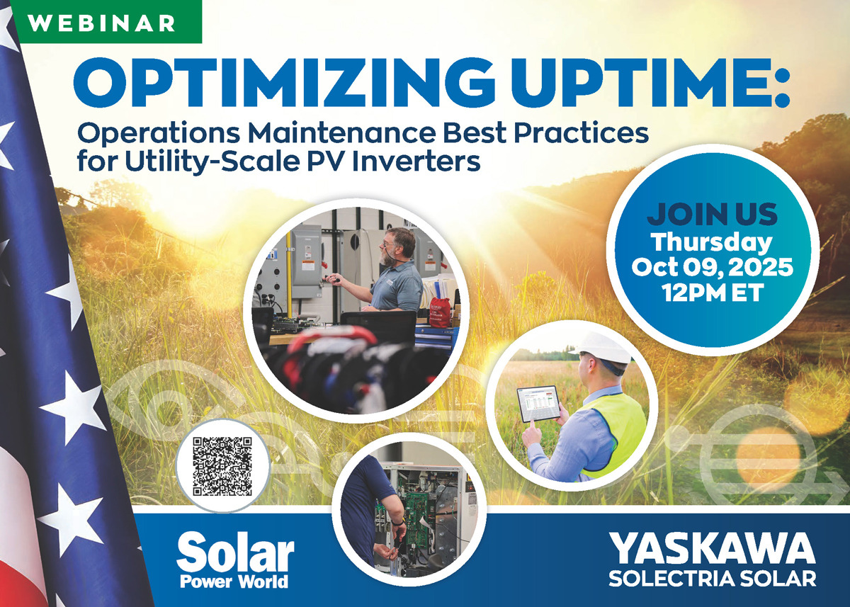 Operations Maintenance Best Practices for Utility-Scale PV Inverters